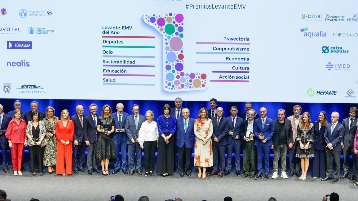 La gala de los Premios Levante 2025, en imágenes