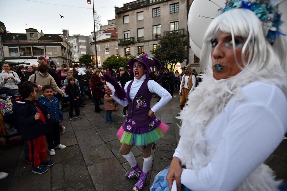 Navidad en Pontevedra 2019 | El arcoíris que aparece cada noche en la Boa Vila