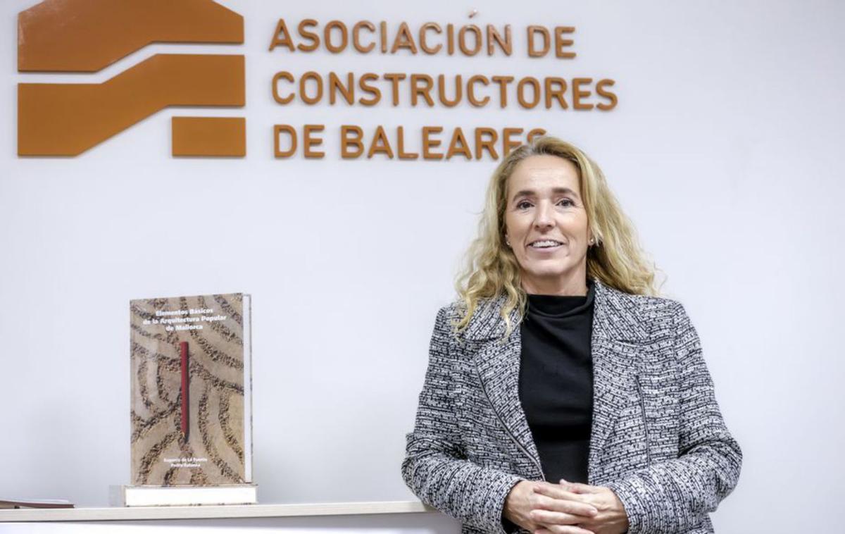 Fanny Alba, presidenta de la patronal balear de constructores.