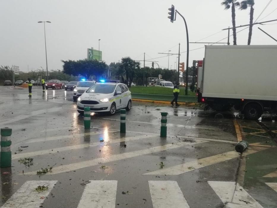 Afecciones de la lluvia en Vélez.