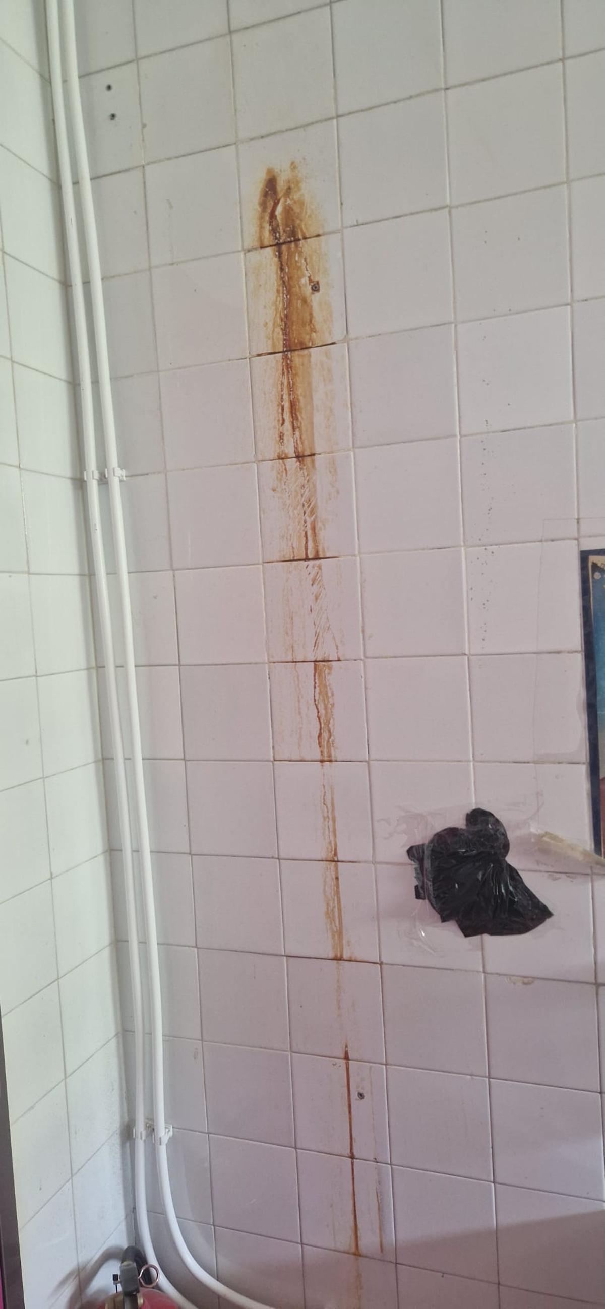 Una imagen de uno de los baños del edificio de Infantil del CEIP Miralvalle de Plasencia.
