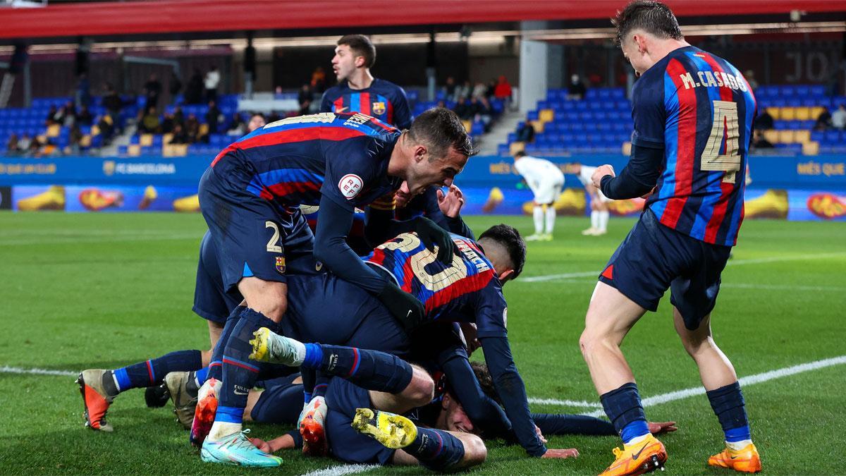 El Barça Atlètic quiere repetir escenas de euforia como las del último partido en casa, cuando derrotó a La Nucía