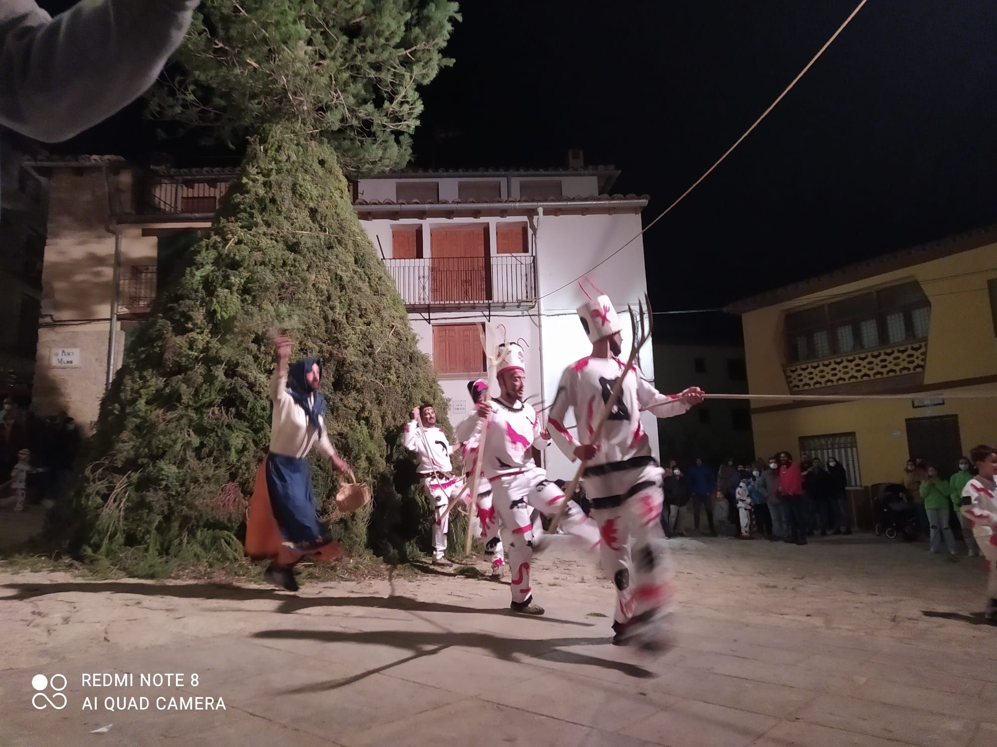 Las imágenes de la fiesta más rara de Sant Antoni en la Todolella, en octubre