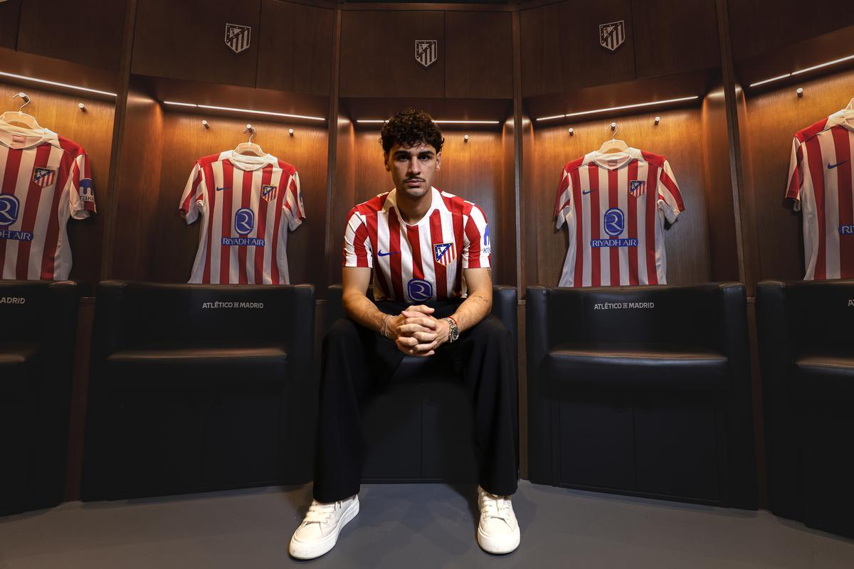 Cardoso en su primera entrevista como jugador del Atlético de Madrid