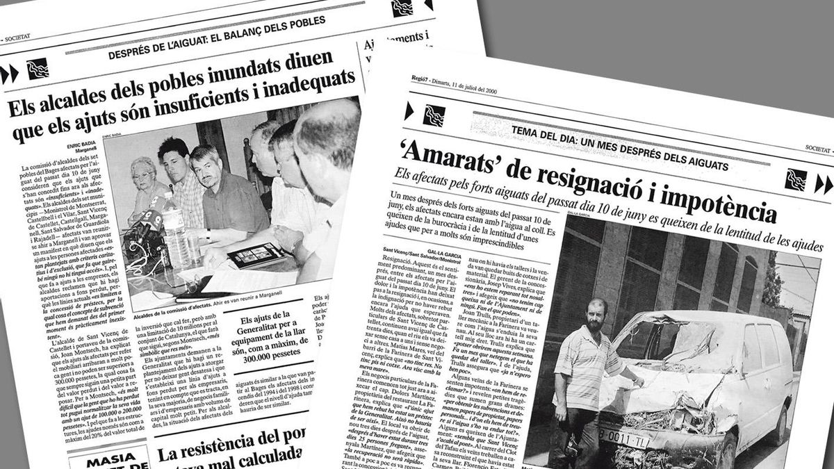 Fa 25 anys: I després de l’aiguat, on són les ajudes?
