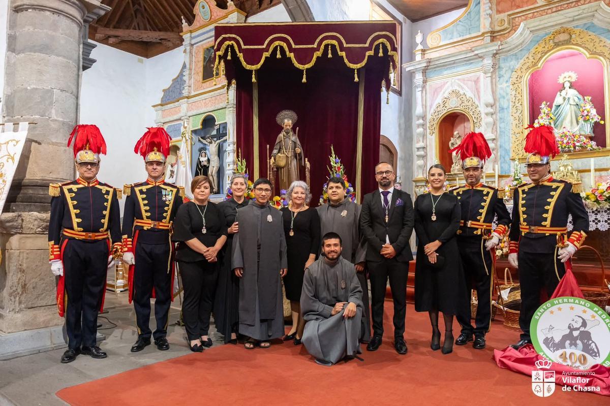 Comunidad bethlemita y autoridades locales en losa ctos conmemorativos del pasado año.