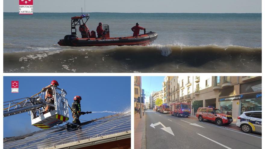 Un día &#039;movido&#039; en Castellón: accidentes, incendios, búsqueda de un desaparecido....