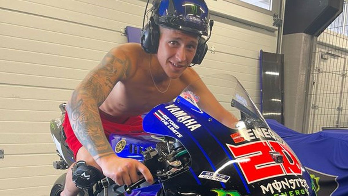 Fabio se ha mofado de la situación en el GP de Catalunya, donde corrió a 'pecho descubierto'