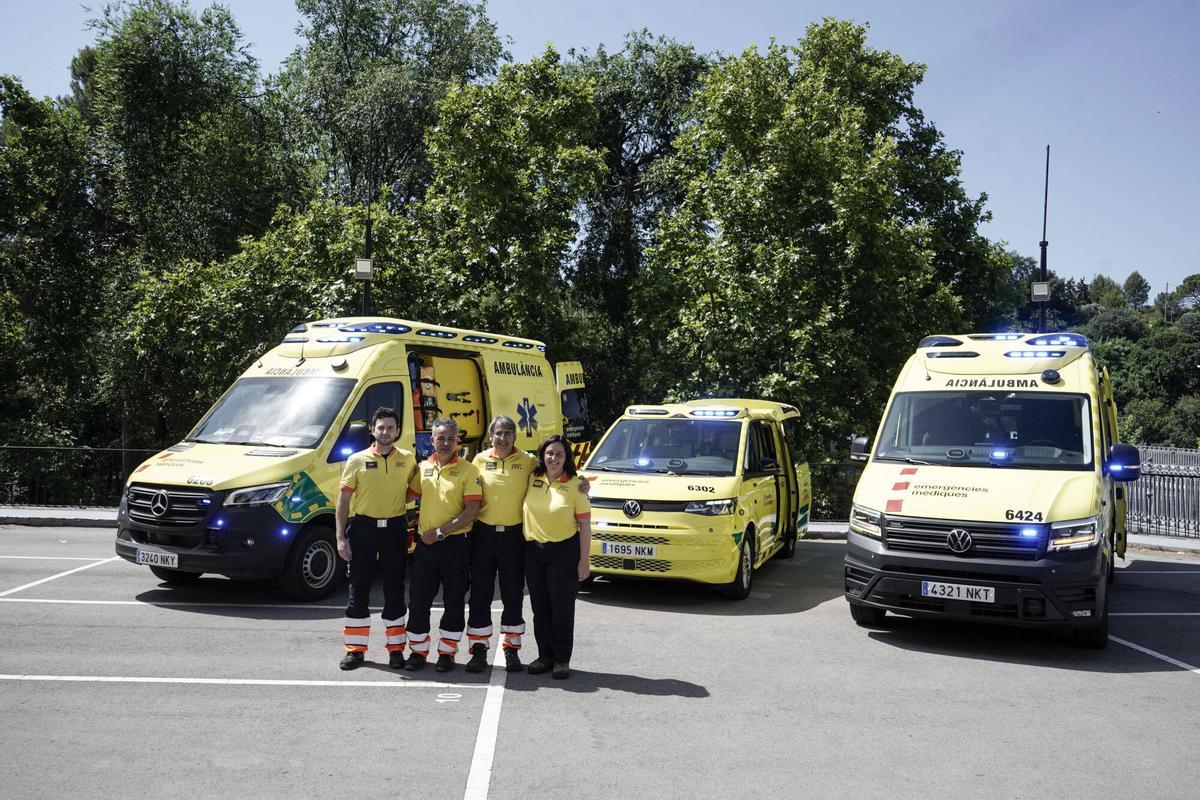 Presentació dels nous models d'ambulàncies a Manresa