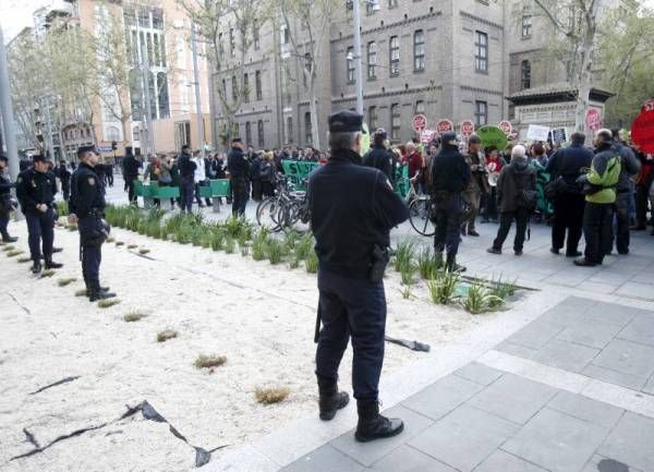 Protesta de Stop Desahucios