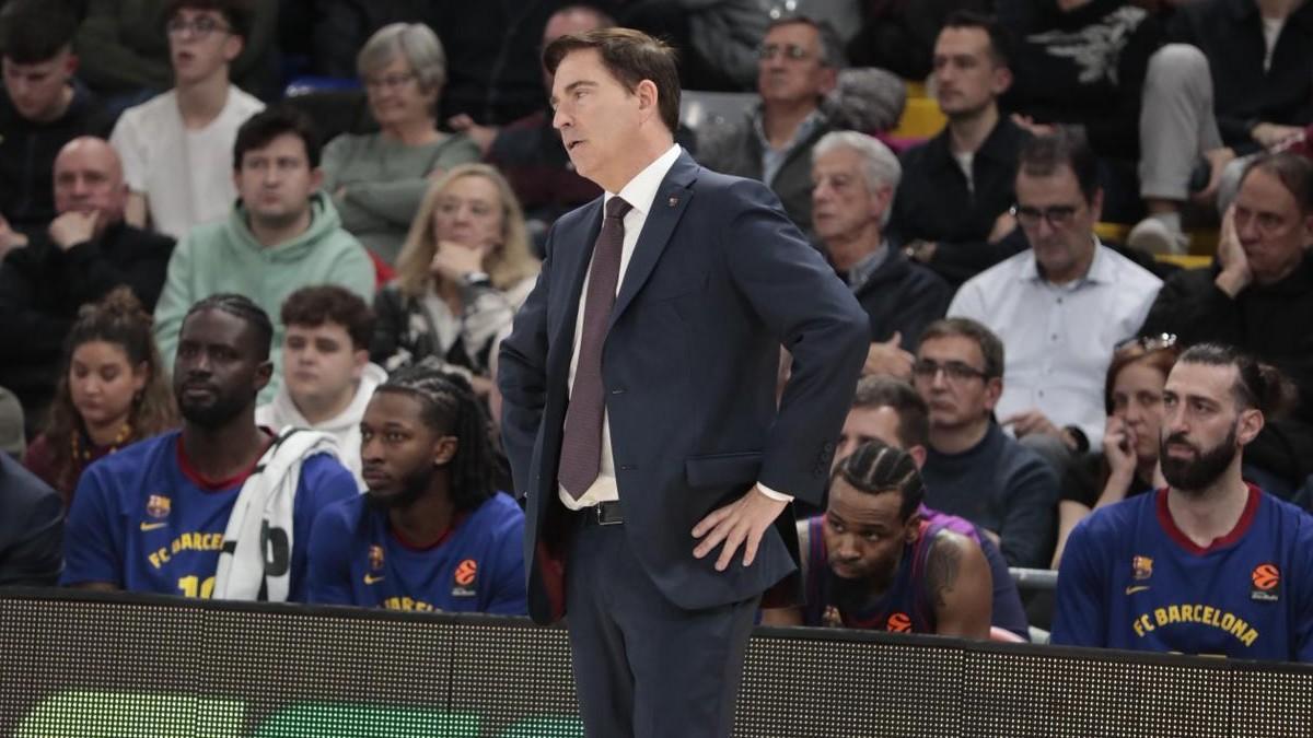 Xavi Pascual, durante el partido ante Dubai