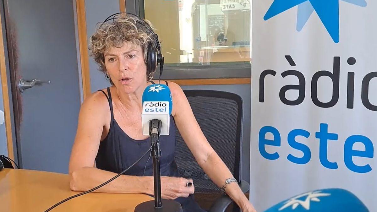 Mónica López en Rádio Estel