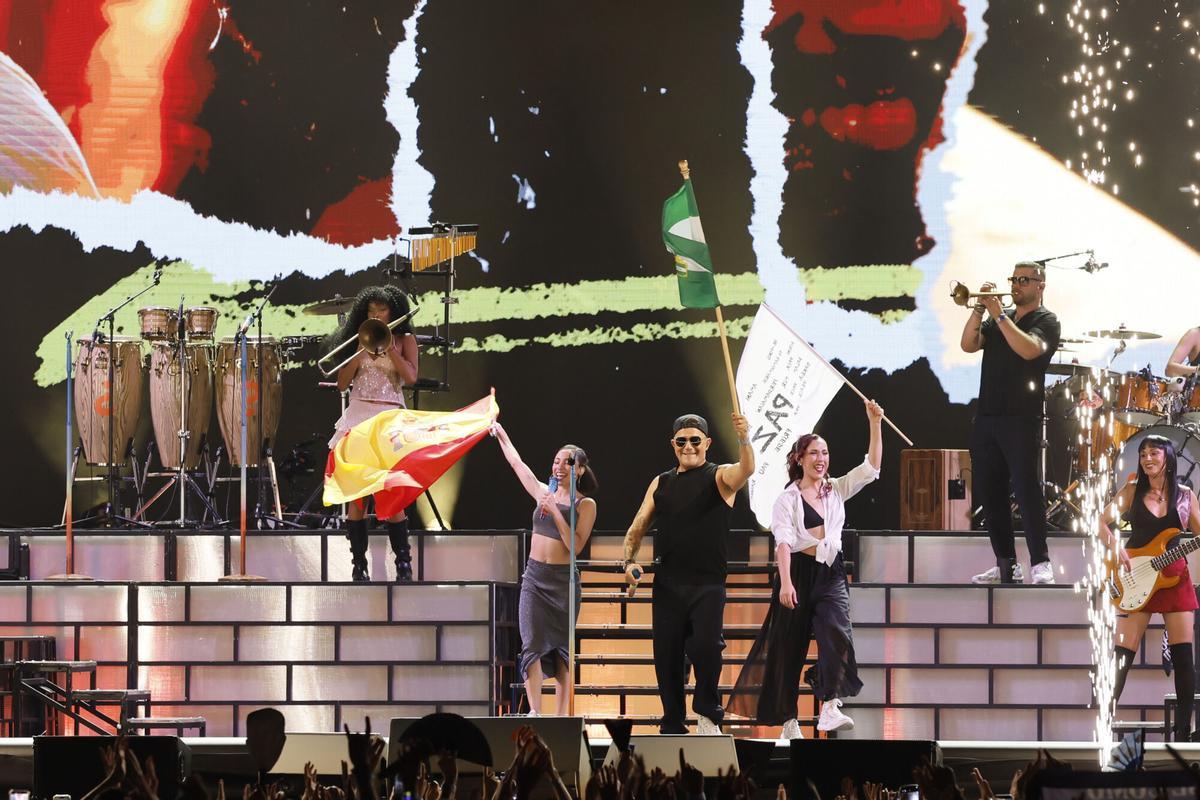 Las imágenes del concierto de Alejandro Sanz en Sevilla Las imágenes del concierto de Alejandro Sanz en Sevilla