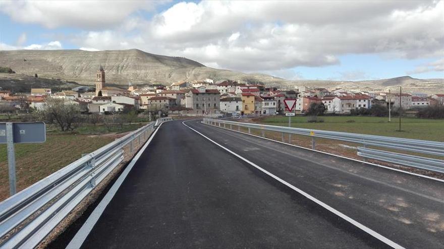 Concluye el arreglo del acceso a Orera y Ruesca