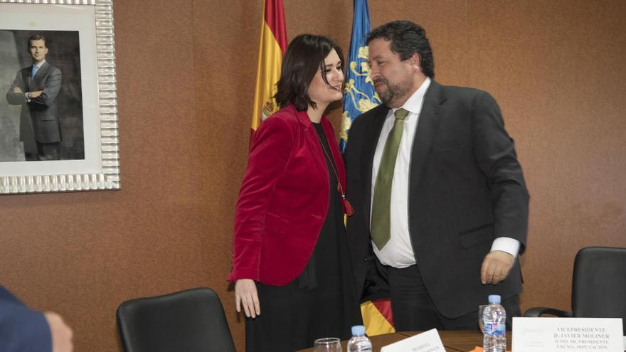 Carmen Montón y Javier Moliner