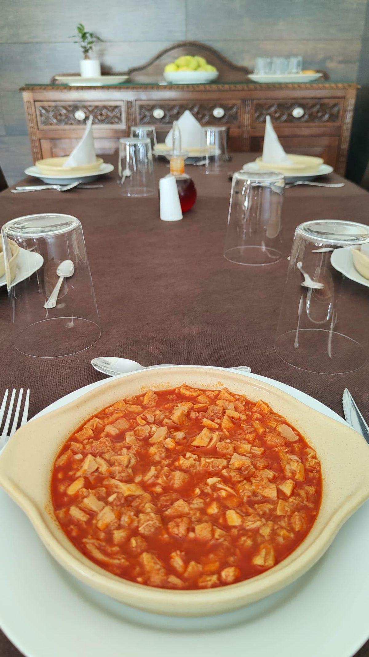 Uno de los platos de callos servidos este fin de semana en Casa Luis.