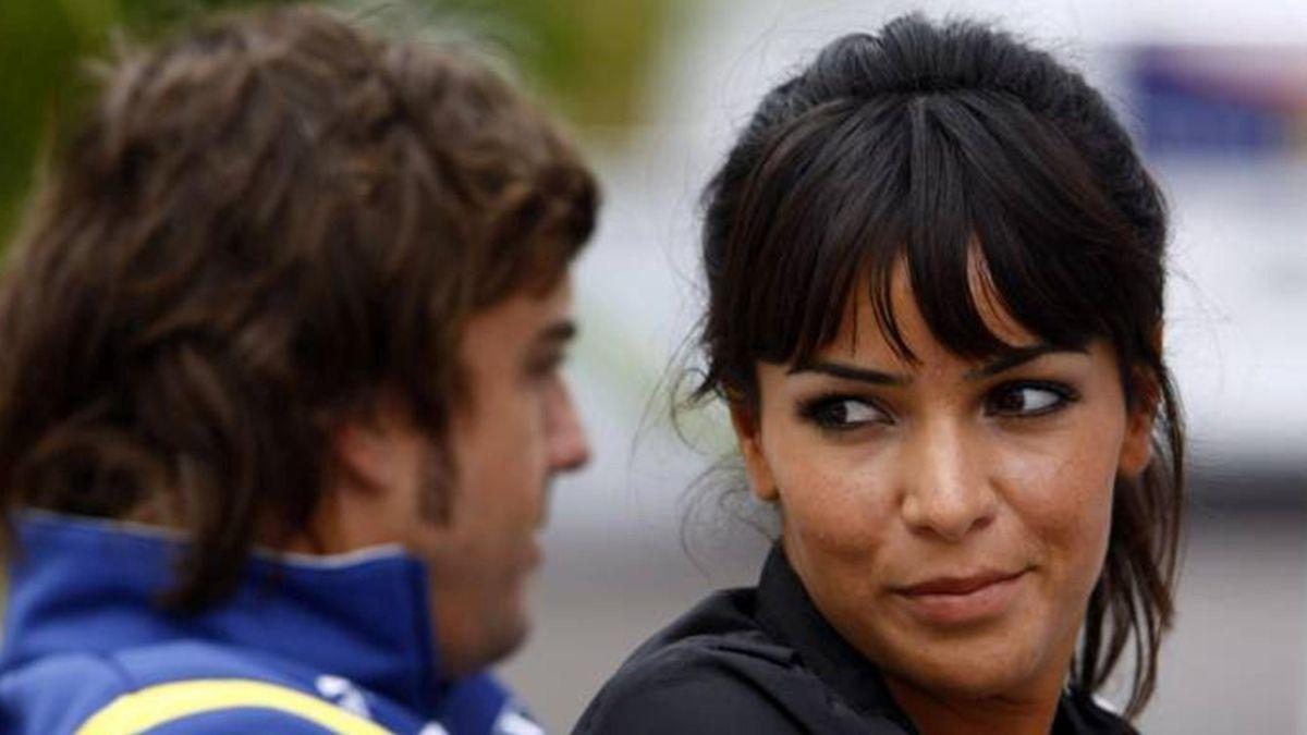 Fernando Alonso y Raquel del Rosario, en una imagen de archivo