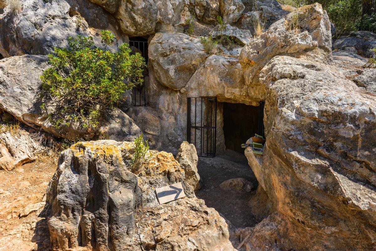 Punic sanctuary of the Es Culleram cave, dedicated to Tanit, the main Carthaginian deity.