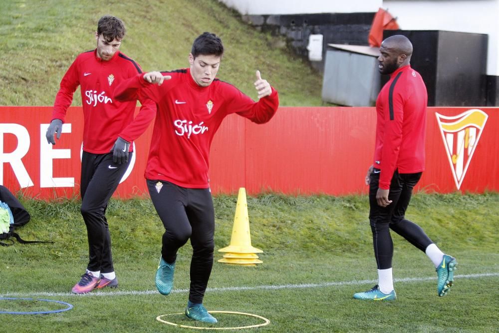 Entrenamiento del Sporting