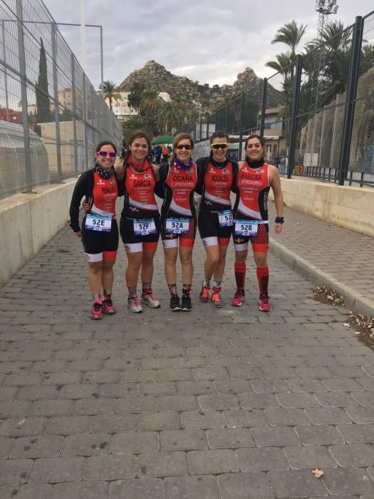 El duatlón por equipos abre la temporada de triatlón en la Región