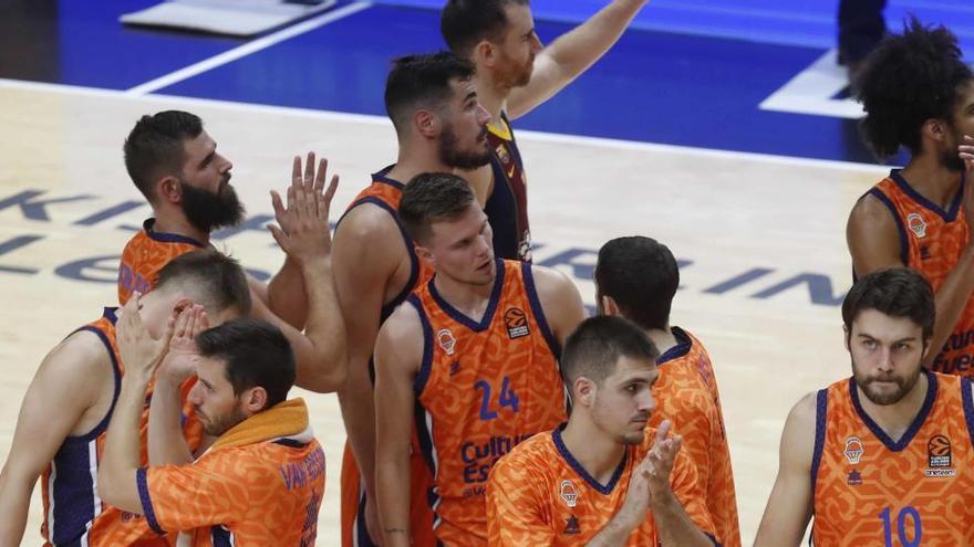 Jugadores del Valencia Basket.