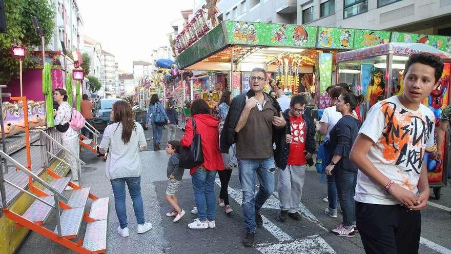 Lleno en la tarde de ayer en la zona de atracciones. // Iñaki Osorio