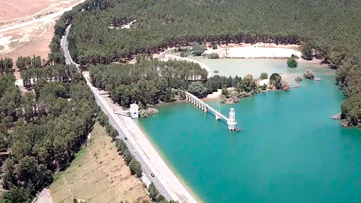 Embalse de Cubillas, en Granada.