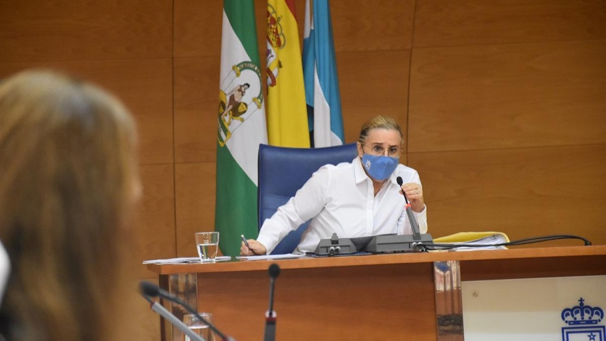 La alcaldesa de Fuengirola, Ana Mula, ha presidido el pleno.