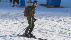 La princesa Leonor participa en ejercicios de montaña y esquí en el Pirineo aragonés