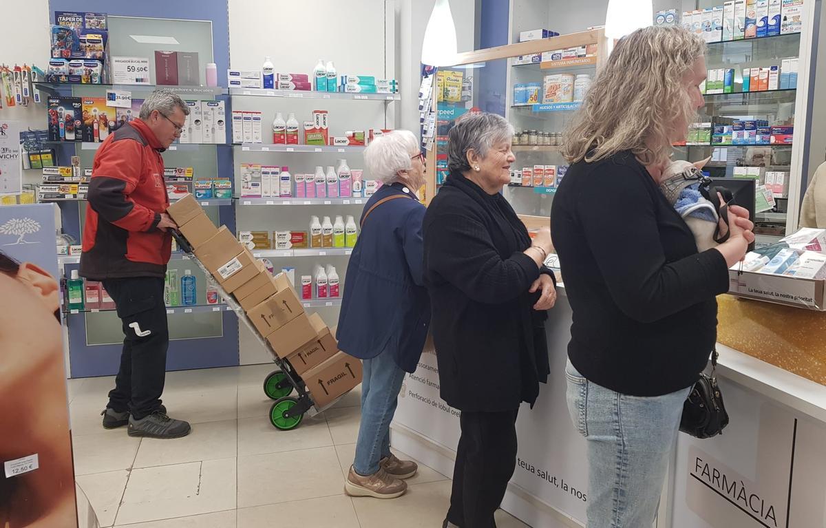 Una farmacia de Sagunt.