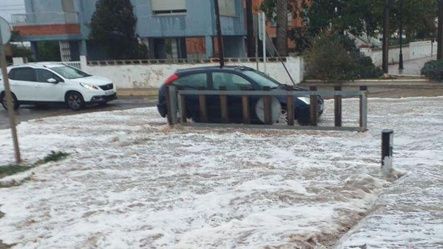 El tren entre Valencia y Castelló se interrumpe en Puçol por el temporal