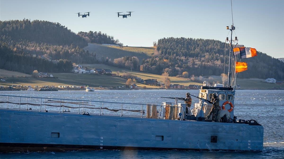 maniobras de la OTAN en Noruega