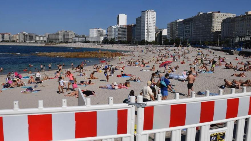 Bañistas en la playa