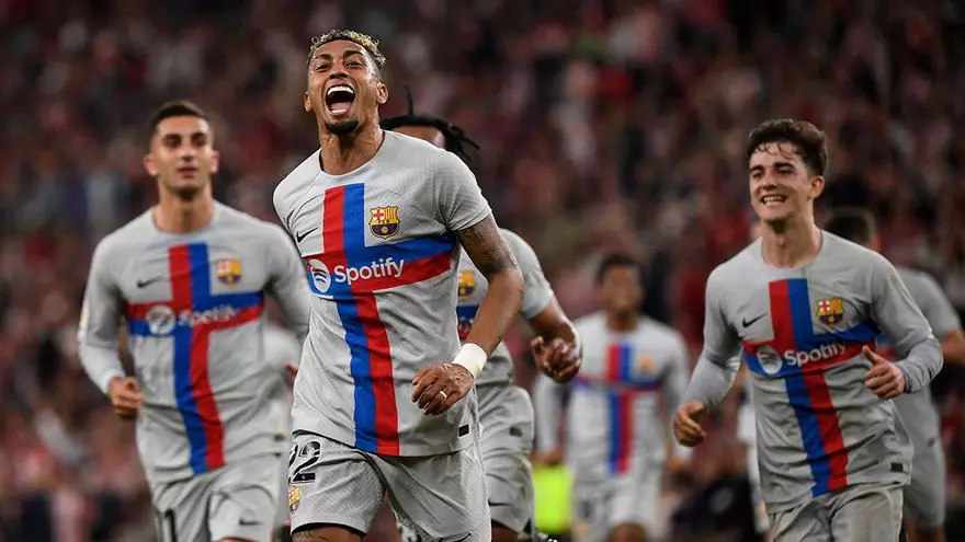 ¡El Barça hizo rugir San Mamés! Un solitario gol de Raphinha y un increíble Ter Stegen dieron los 3 puntos a los de Xavi