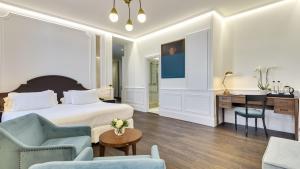 Una suite moderna y cómoda donde poder descansar y desconectar