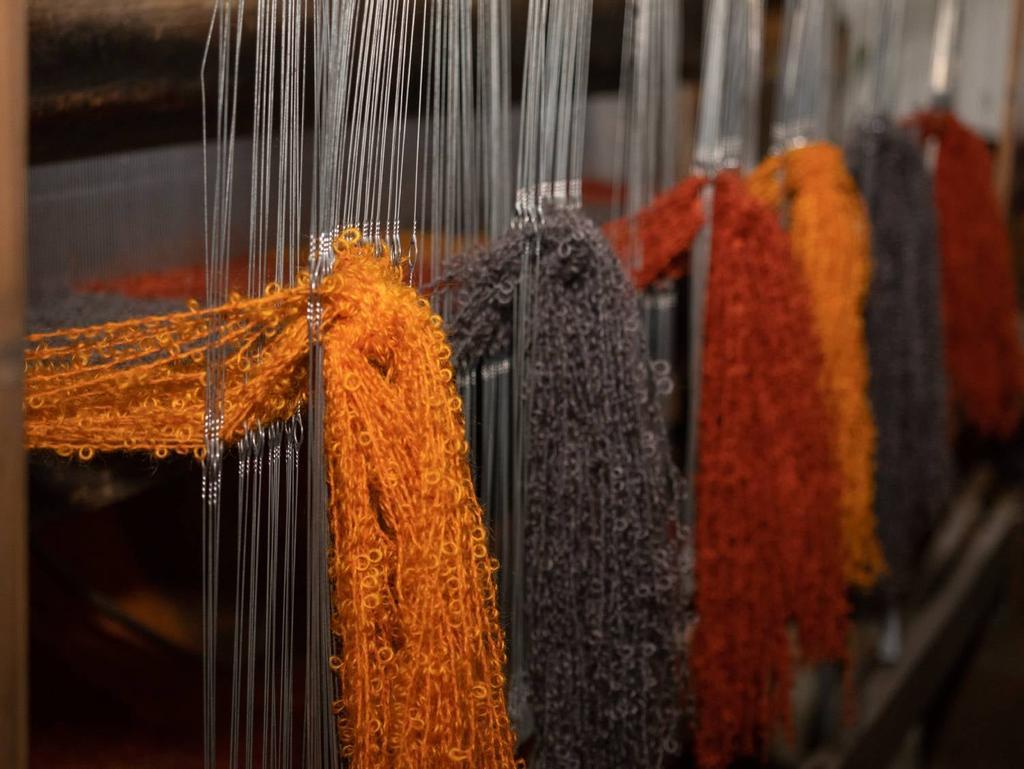 Todos los tejidos de Mantas Ezcaray está hechos con lana Mohair