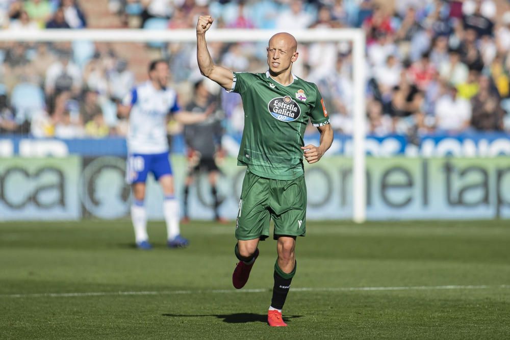 El Dépor cae 3-1 ante el Zaragoza