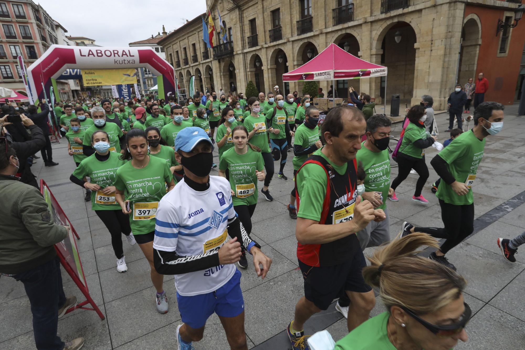 Marcha contra el cáncer de Avilés