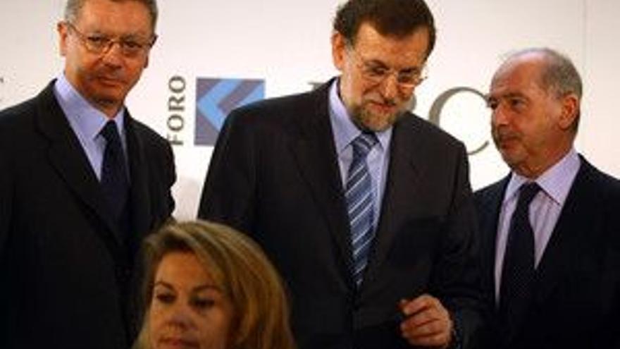 Gallardón anuncia que dejará la primera línea política cuando lo haga Rajoy