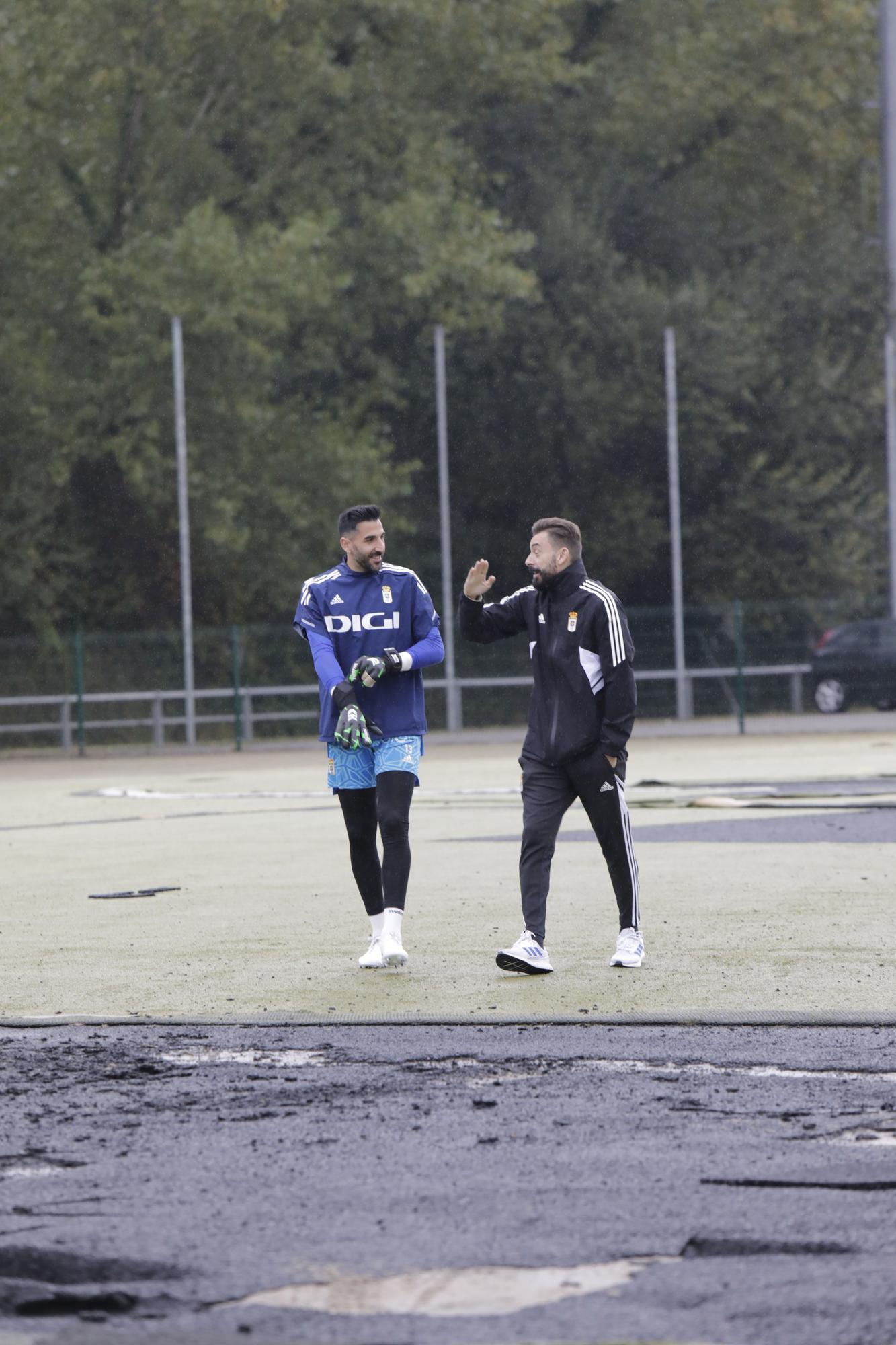 EN IMÁGENES: el entrenamiento del Oviedo