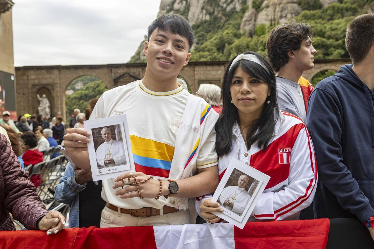 Juan Fernando Villamuez i Antuanet Cruzatt a Montserrat