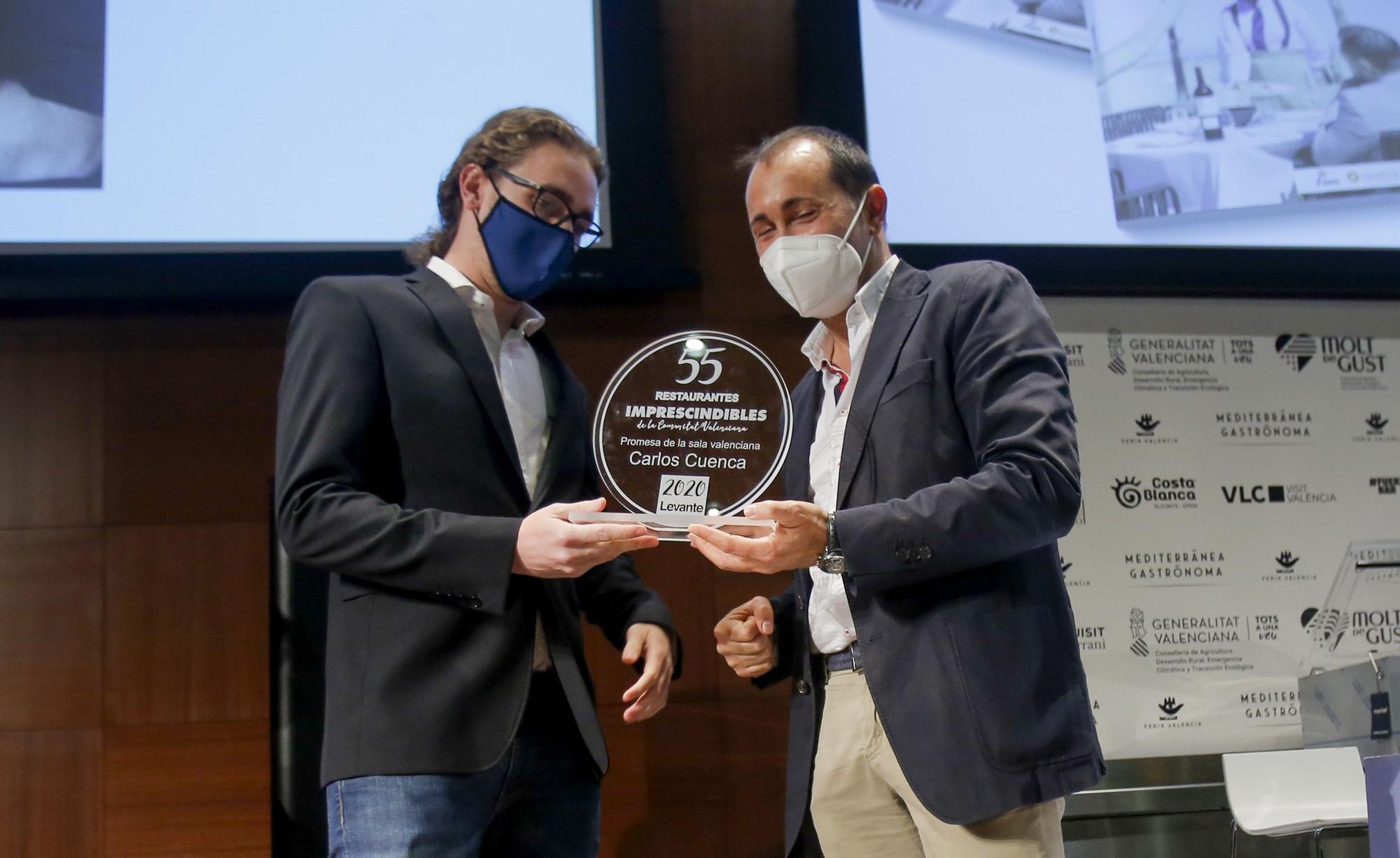 Gala de presentación de la guía de "Los 55 mejores restaurantes de la CV "