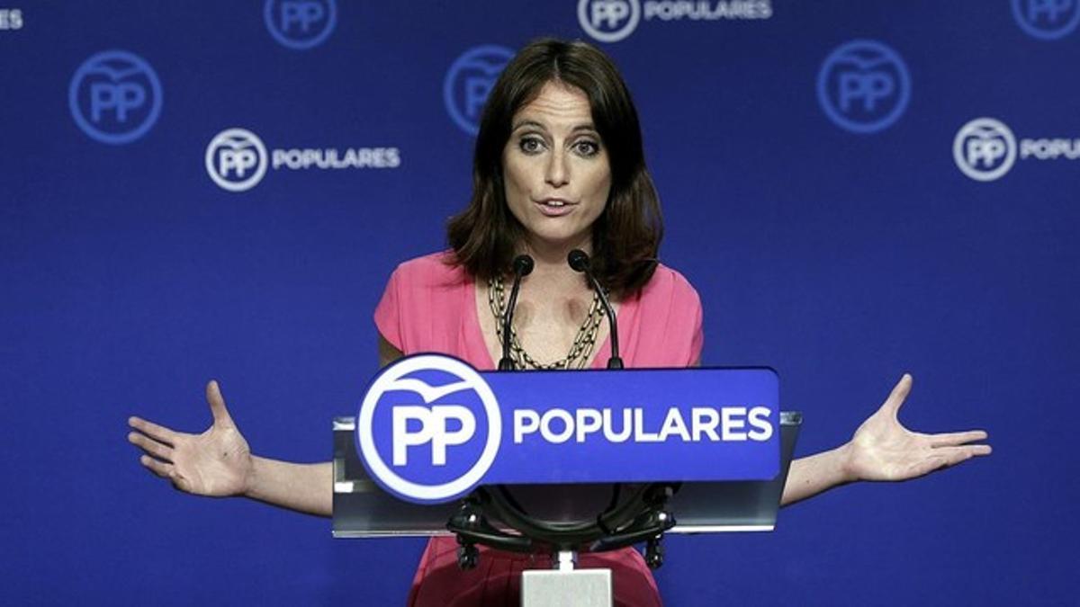 La vicesecretaria de Estudios y Programas del PP y número dos del PPC, Andrea Levy.