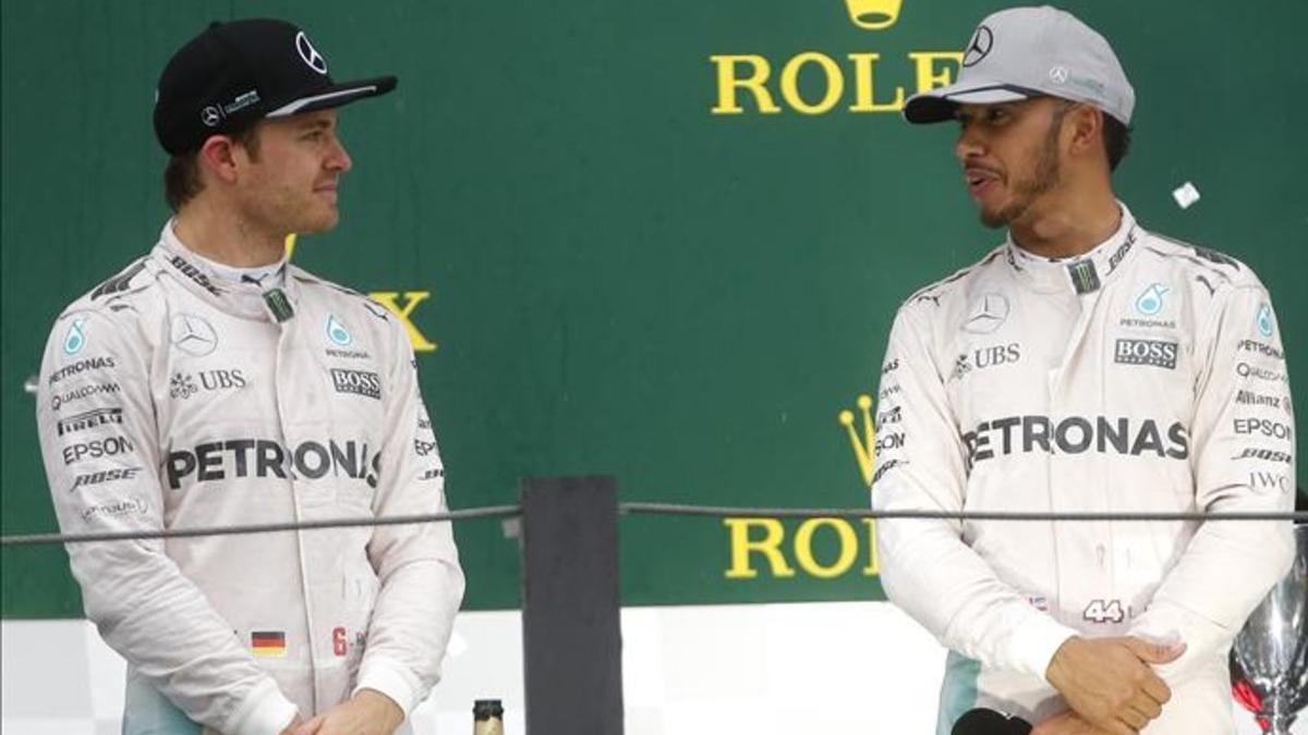 Rosberg-Hamilton, el título en juego