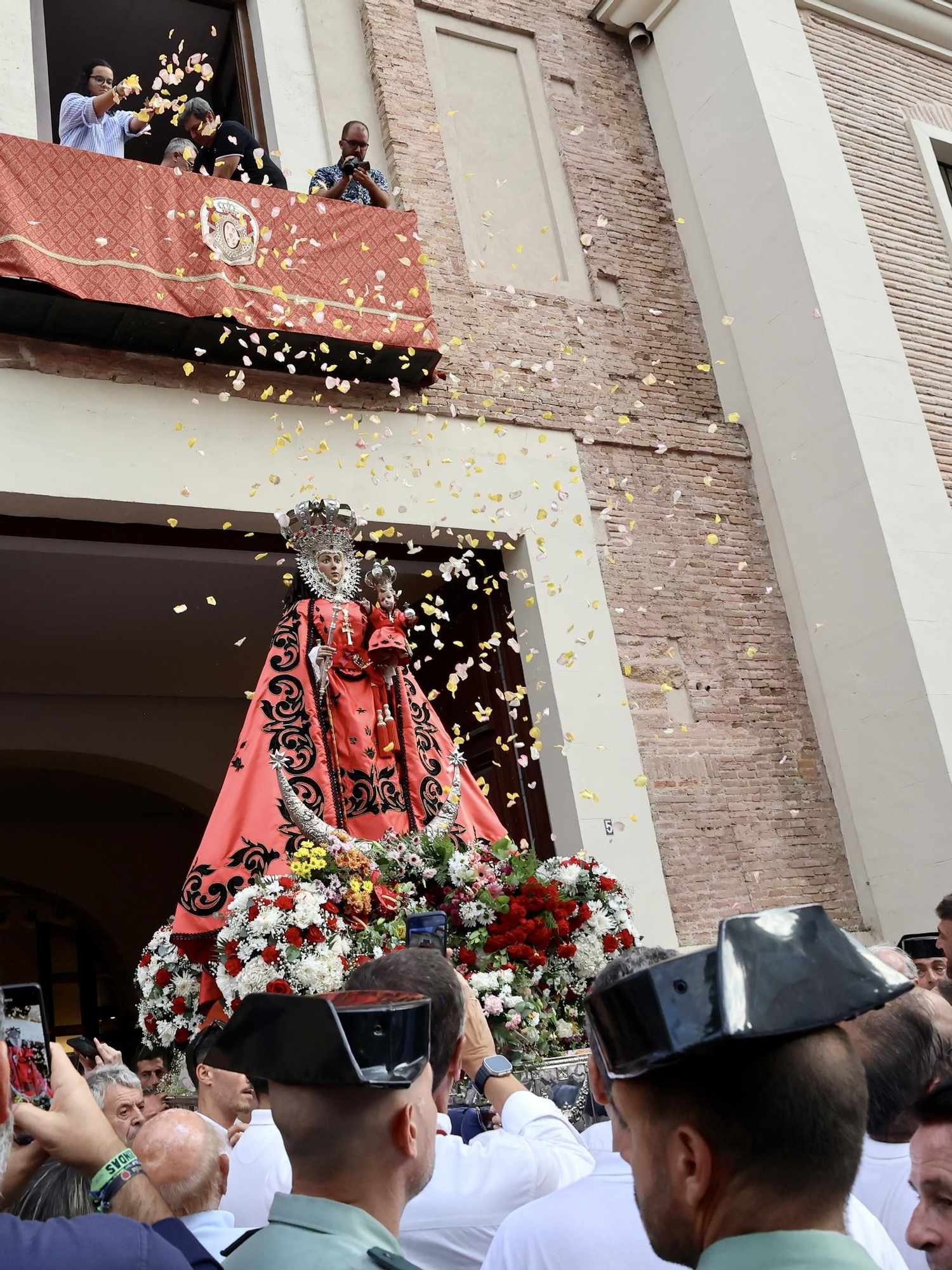 La llegada de la Virgen de la Fuensanta a Murcia para la Feria, en imágenes.