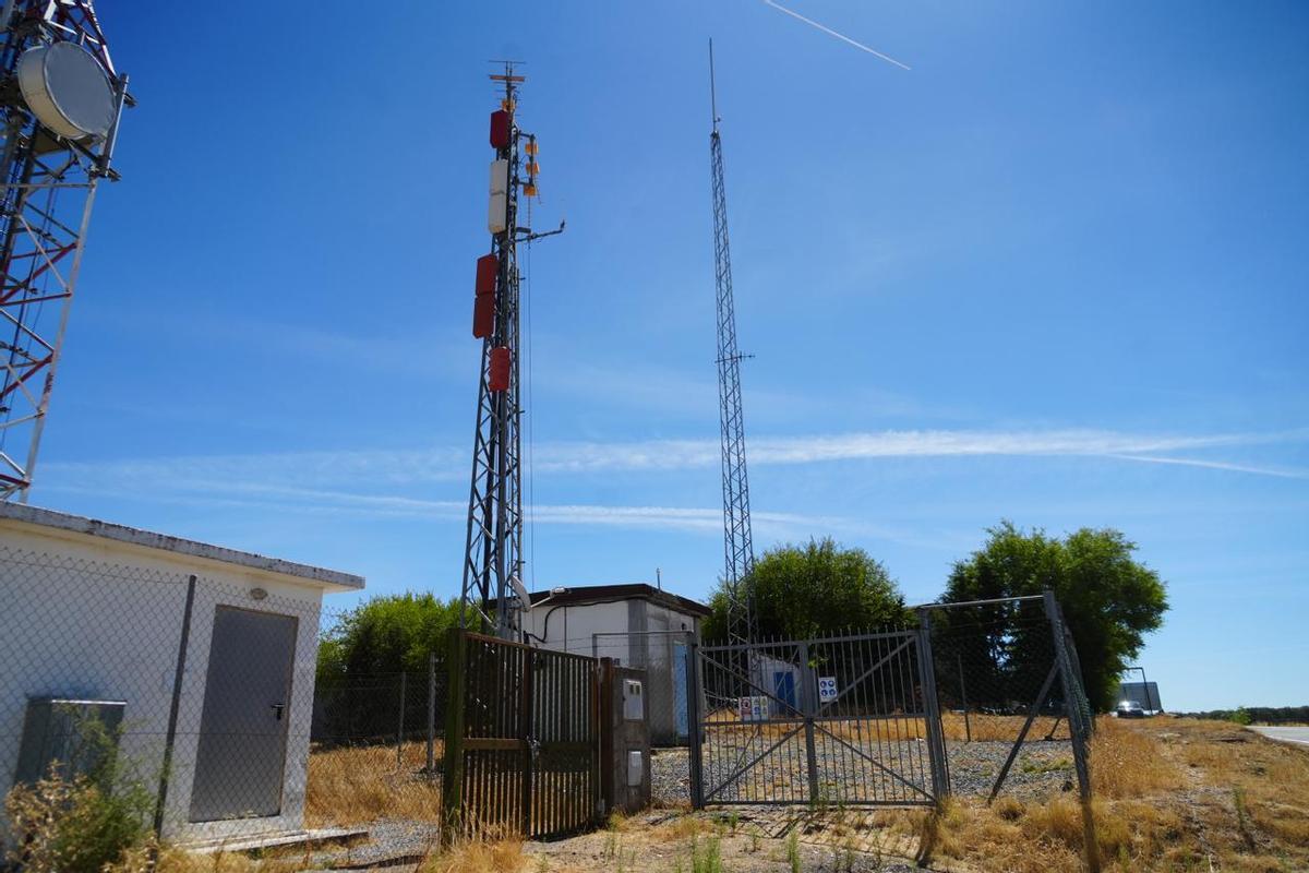 Antenas de comunicaciones en Pozoblanco.