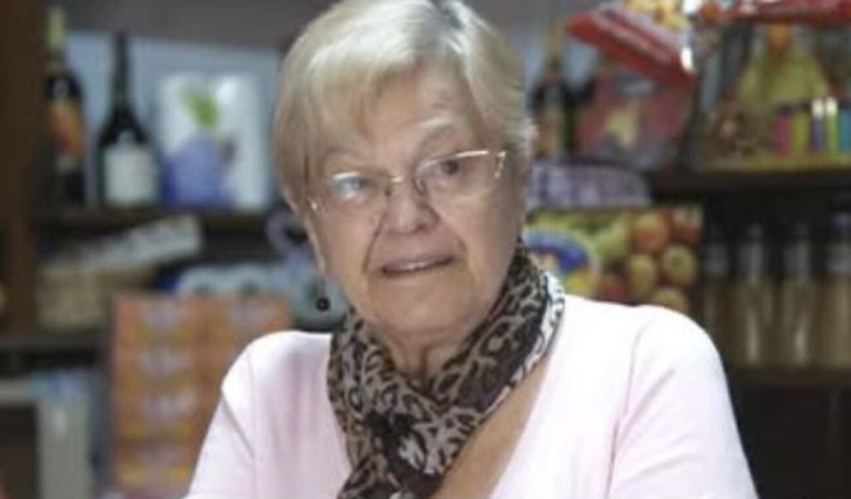 María Teresa Perdomo Álamo, 'Teresita', propietaria de la tienda del Barranco de las Madres