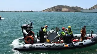 La Armada en Cartagena: rescate y evacuación en el Puerto