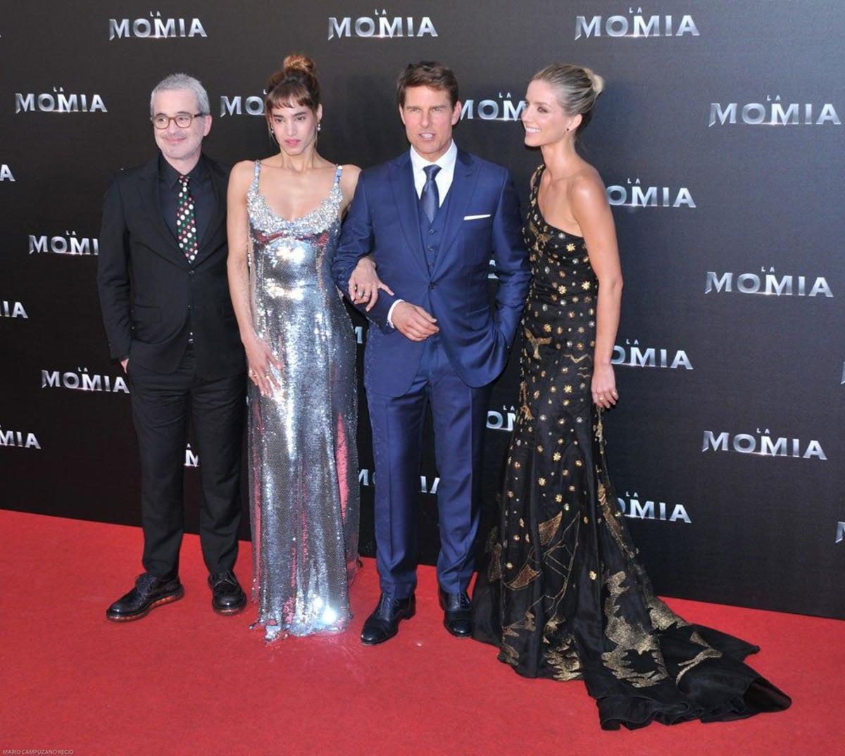 Tom Cruise en la presentación de 'La Momia'