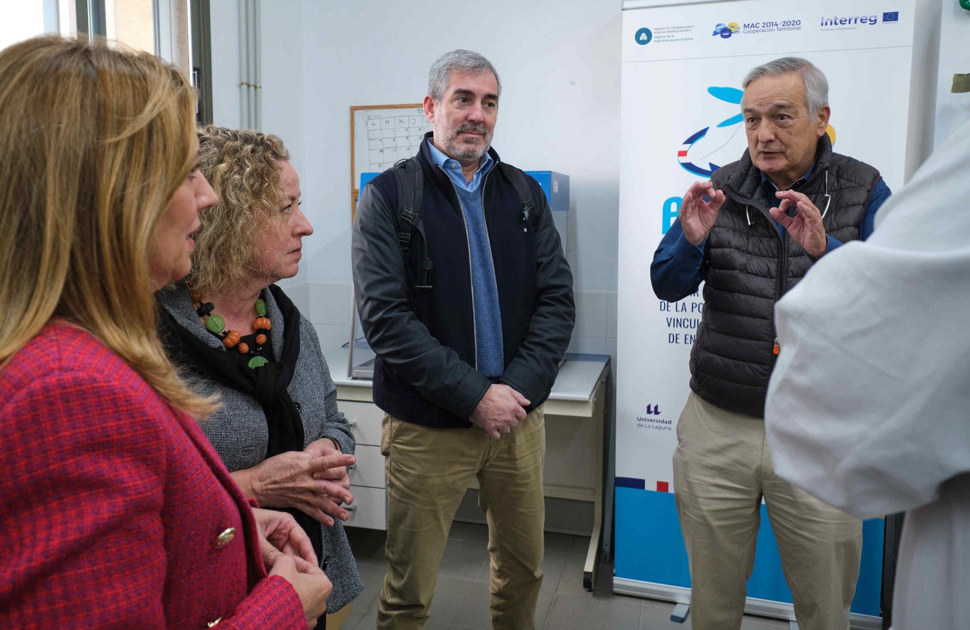 Fernando Clavijo visita el Instituto de Enfermedades Tropicales